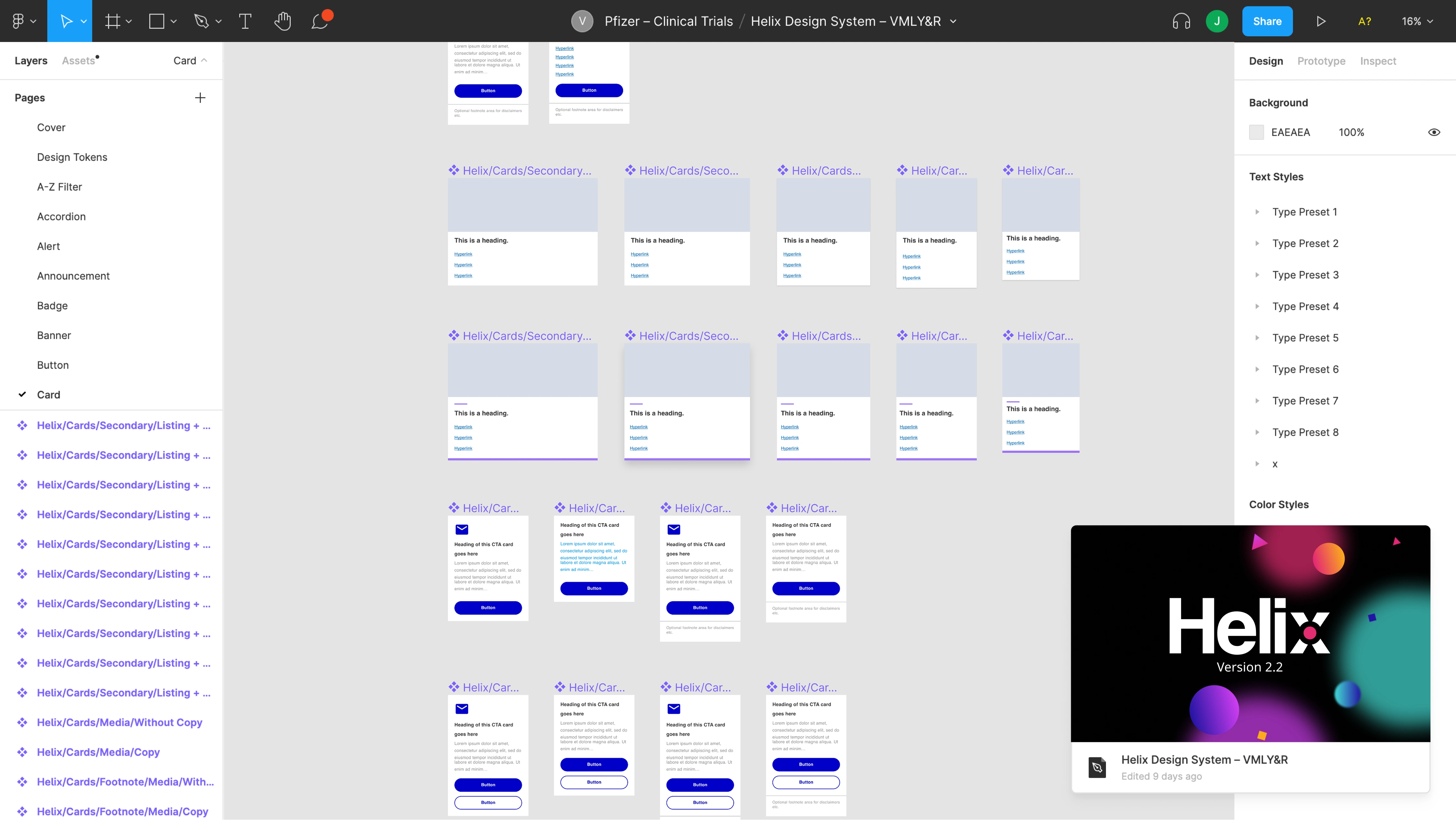 Helix 2 components in Figma