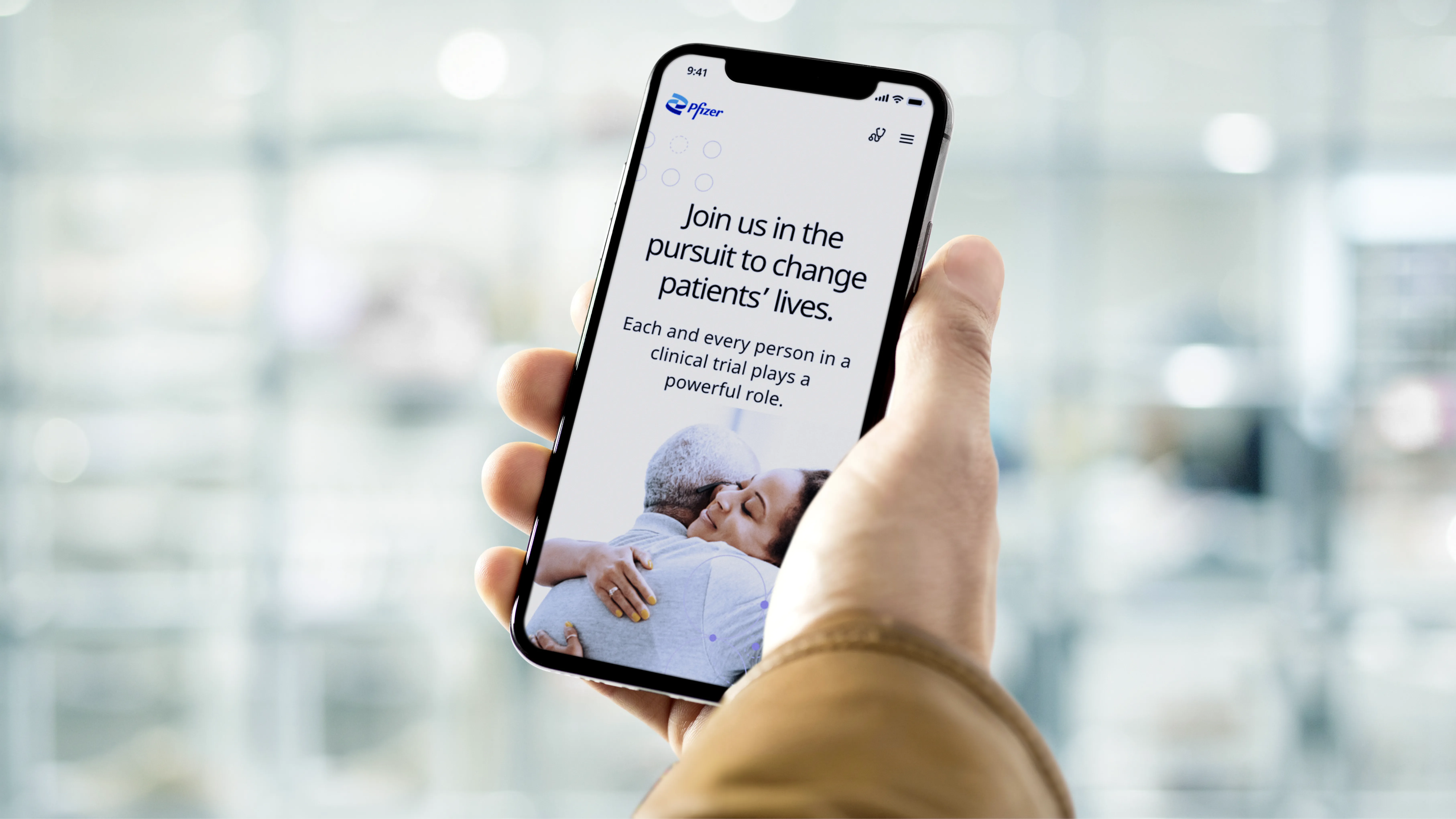 Pfizer Clinical Trials on mobile