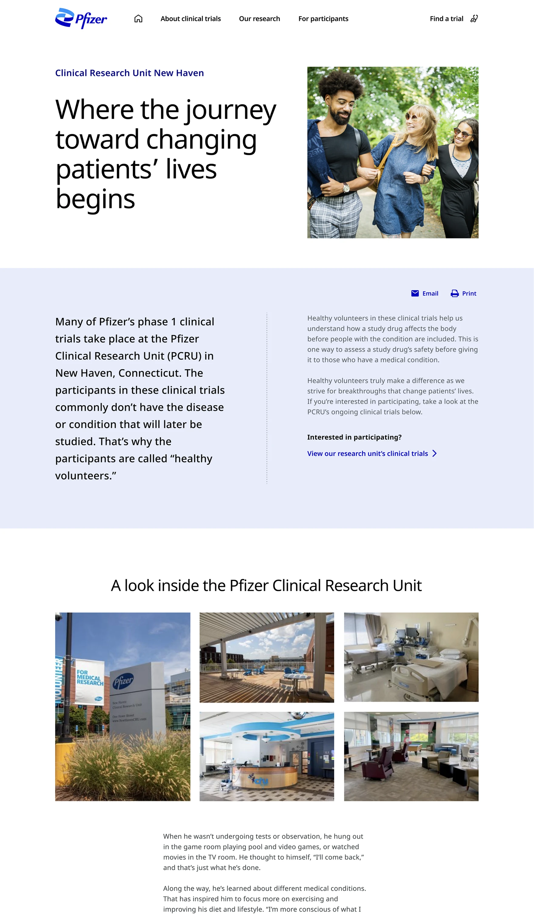 Pfizer Clinical Research Unit